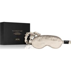 Notino Silk Collection Sleeping mask & Scrunchies Set zestaw upominkowy odcień Cream