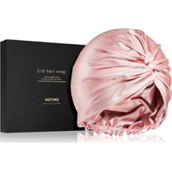 Notino Silk Collection Hair wrap jedwabny turban do włosów Pink 1 szt.