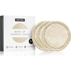 Notino Spa Collection Make-up removal pads płatki do demakijażu z mikrofibry wielokrotnego użytku odcień Beige 3 szt.