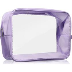 Notino Travel Collection Extra Large Clear Organizer przezroczysta kosmetyczka XL Purple 27,5x20x12,5 cm 1 szt.