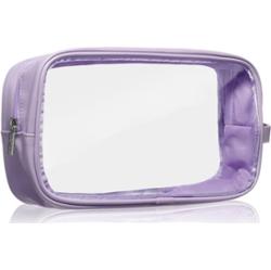Notino Travel Collection Large Clear Organizer przezroczysta kosmetyczka L Purple 1 szt.