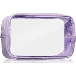 Notino Travel Collection Medium Clear Organizer przezroczysta kosmetyczka M Purple 24x12,5x5 cm 1 szt.