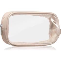 Notino Travel Collection Small Clear Organizer przezroczysta kosmetyczka transparentny S Beige 20x10x5 cm 1 szt.