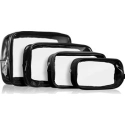 Notino Travel Collection Clear Organizer Set zestaw podróżny Black