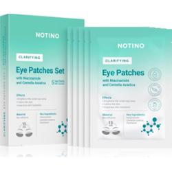 Notino Clarifying Bio-Cellulose Eye Patches Set with Niacinamide and Centella Asiatica maseczka rozjaśniająca do okolic oczu