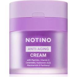 Notino Anti-Aging Cream with Peptides, Vitamin C, Ceramides, Hyaluronic Acid, Niacinamide & Pantheno krem na dzień i na noc przeciw starzeniu się skór