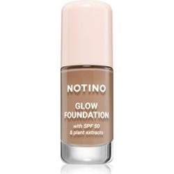 Notino Foundation Glow foundation with SPF 50 & plant extracts podkład rozjaśniający SPF 50 01 Medium Neutral 30 ml