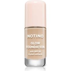 Notino Foundation Glow foundation with SPF 50 & plant extracts podkład rozjaśniający SPF 50 01 Light Warm 30 ml