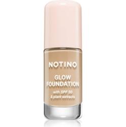 Notino Foundation Glow foundation with SPF 50 & plant extracts podkład rozjaśniający SPF 50 02 Light Warm 30 ml