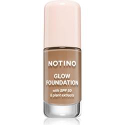 Notino Foundation Glow foundation with SPF 50 & plant extracts podkład rozjaśniający SPF 50 01 Medium Deep Neutral 30 ml