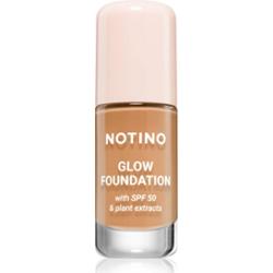 Notino Foundation Glow foundation with SPF 50 & plant extracts podkład rozjaśniający SPF 50 02 Medium Deep Neutral 30 ml