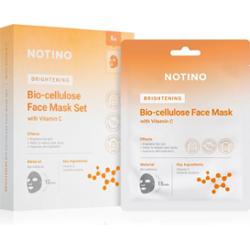 Notino Brightening Bio-Cellulose Face Mask with Vitamin C zestaw maseczek płóciennych z efektem rozświetlającym