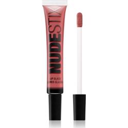 Nudestix Lip Glace błyszczyk do ust nadający objętość odcień Nude 02 10 ml