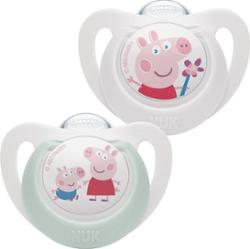 NUK Star Peppa Pig smoczek 6-18m 2 szt.