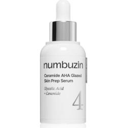 Numbuzin No. 4 Ceramide AHA Glazed Skin Prep Serum nawilżające serum do twarzy z efektem złuszczającym 30 ml