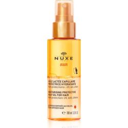 Nuxe Sun Moisturizing Protective Milky Oil For Hair olejek ochronny do włosów osłabionych działaniem chloru, słońca i słonej wody 100 ml