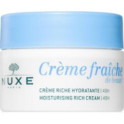 Nuxe Crème Fraîche de Beauté Moisturizing Rich Cream odżywczy krem nawilżający do skóry suchej i bardzo suchej wrażliwej 50 ml