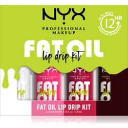 NYX Professional Makeup Fat Oil Lip Drip zestaw do ust 4x4.8 ml