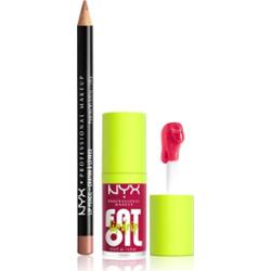 NYX Professional Makeup Fat Oil Lip Drip zestaw do ust 2 szt.