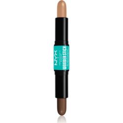 NYX Professional Makeup Wonder Stick Dual Face Lift Dwustronny sztyft do konturowania odcień 05 Medium Tan 2x4 g