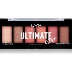 NYX Professional Makeup Ultimate Edit Petite Shadow paleta cieni do powiek odcień 01 Warm Neutrals 6x1.2 g