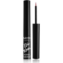 NYX Professional Makeup Epic Wear Liquid Liner eyelinery w płynie o matowym wykończeniu odcień 07 Red 3.5 ml