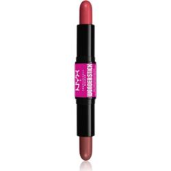 NYX Professional Makeup Wonder Stick Cream Blush Dwustronny sztyft do konturowania odcień 03 Coral N Deep Peach 2x4 g