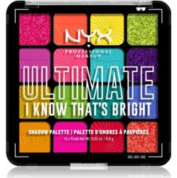 NYX Professional Makeup Ultimate Shadow Palette cienie do powiek odcień I Know That's Bright 16 szt.