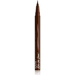NYX Professional Makeup Epic Ink precyzyjny eyeliner wodoodporny odcień Milk Chocolate 1 ml