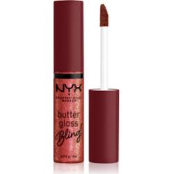 NYX Professional Makeup Butter Gloss Bling błyszczyk do ust z błyszczącymi cząsteczkami odcień 07 Big Spender 8 ml