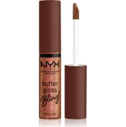 NYX Professional Makeup Butter Gloss Bling błyszczyk do ust z błyszczącymi cząsteczkami odcień 08 HU$TLA 8 ml