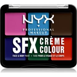 NYX Professional Makeup Halloween SFX Paints paleta wielofunkcyjna do ciała i twarzy odcień 02 Secondary 6 g