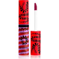 NYX Professional Makeup Beetlejuice Sandworm Swirl lśniący błyszczyk do ust odcień 03 Red 8 ml