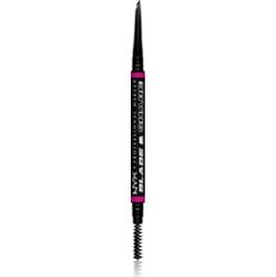 NYX Professional Makeup Blade & Shade kredka do brwi ze szczotką odcień Black 0.06 g