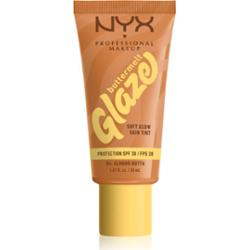 NYX Professional Makeup Buttermelt Glaze fluid rozświetlająco-tonujący SPF 30 odcień 04 Almond Butta 30 ml