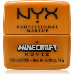 NYX Professional Makeup A Minecraft Movie rozświetlacz odcień Going Gold 8 g