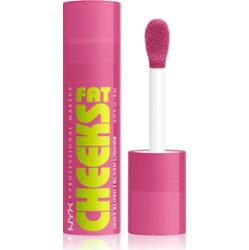 NYX Professional Makeup Fat Cheeks Juicy Blush róż w płynie odcień 07 Plum Pop 8 ml