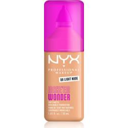 NYX Professional Makeup Make ‘Em Wonder lekki podkład matujący odcień 09 Light Nude 30 ml