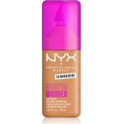 NYX Professional Makeup Make ‘Em Wonder lekki podkład matujący odcień 19 Warm Beige 30 ml