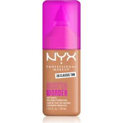 NYX Professional Makeup Make ‘Em Wonder lekki podkład matujący odcień 20 Classic Tan 30 ml