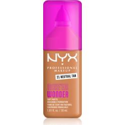 NYX Professional Makeup Make ‘Em Wonder lekki podkład matujący odcień 21 Neutral Tan 30 ml