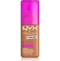 NYX Professional Makeup Make ‘Em Wonder lekki podkład matujący odcień 25 Warm Honey 30 ml