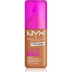 NYX Professional Makeup Make ‘Em Wonder lekki podkład matujący odcień 27 True Caramel 30 ml