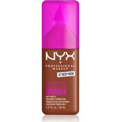 NYX Professional Makeup Make ‘Em Wonder lekki podkład matujący odcień 37 Deep Rich 30 ml