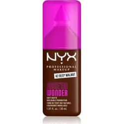 NYX Professional Makeup Make ‘Em Wonder lekki podkład matujący odcień 42 Deep Walnut 30 ml