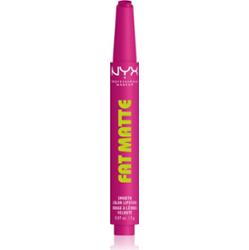 NYX Professional Makeup Fat Matte balsam do ust z efektem matującym Fluffy Fuchsia 2 g