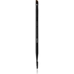 NYX Professional Makeup Pro Dual pędzel do stylizacji brwi 1 szt.