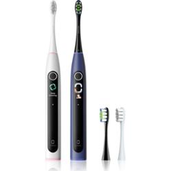 Oclean X Lite Duo Set szczoteczka soniczna + zapasowa główka Blue+Grey