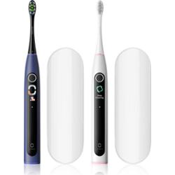 Oclean X Lite Set Duo pack szczoteczka soniczna podwójne opakowanie z etui podróżnym Dark Blue+Grey