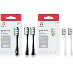 Oclean Professional Clean Set końcówki wymienne do szczoteczki do zębów Black & White